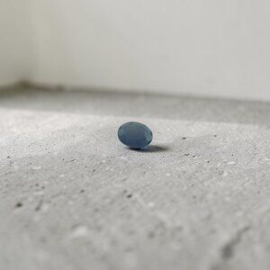 0.62 Carat Oval Black Opal Gemstone - Live Show Listing